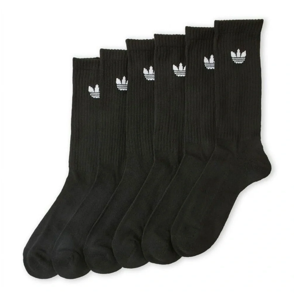 Adidas Originals trefoil Logo cushioned Crew Socks 12 pairs